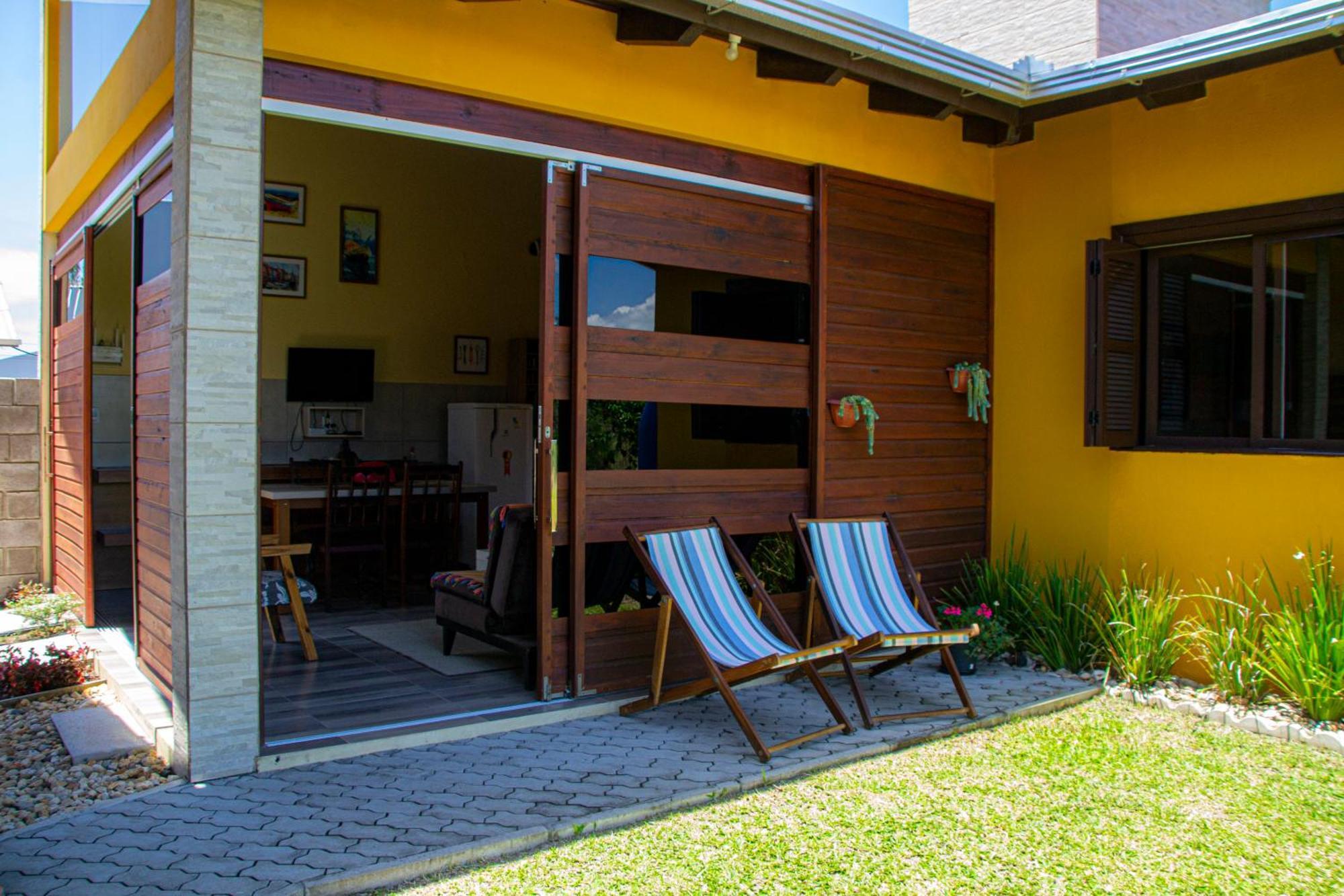 A Casa Amarela - Conforto E Tranquilidade Proximo Ao Mar Balneario Gaivota Luaran gambar